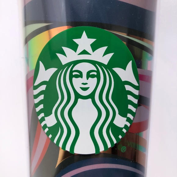 Starbucks Holiday 2021 Venti 24oz Tumbler Red Green & Gold swirl Limited Edition - Picture 2 of 9